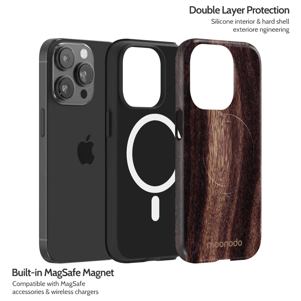 Ebony Grain - iPhone 14 Pro Case