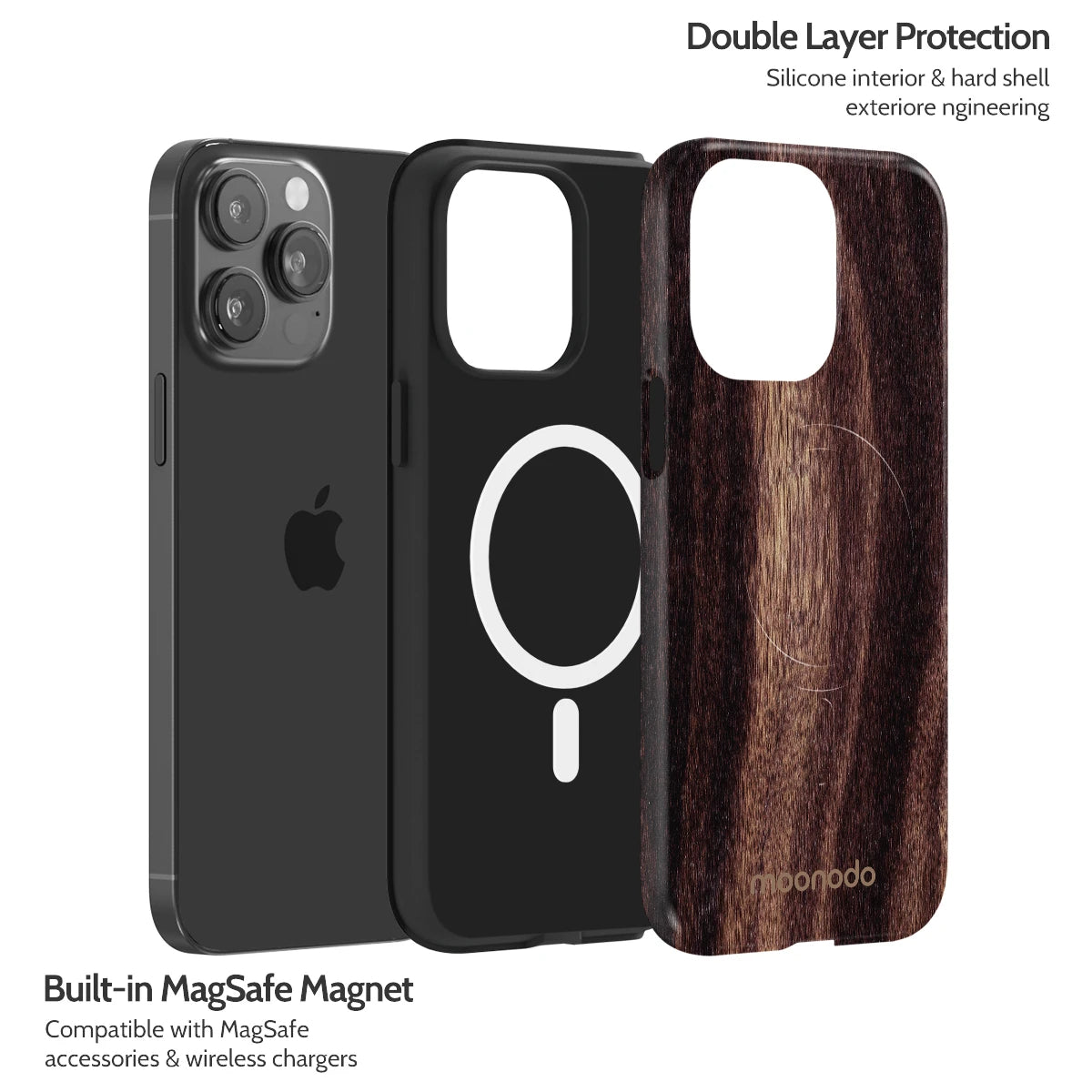 Ebony Grain - iPhone 14 Pro Max Case