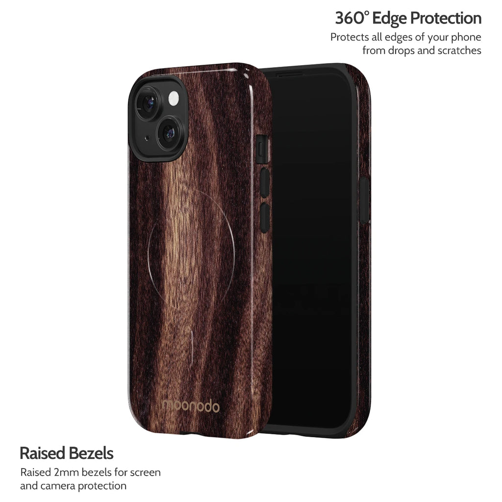 Ebony Grain - iPhone 15 Case