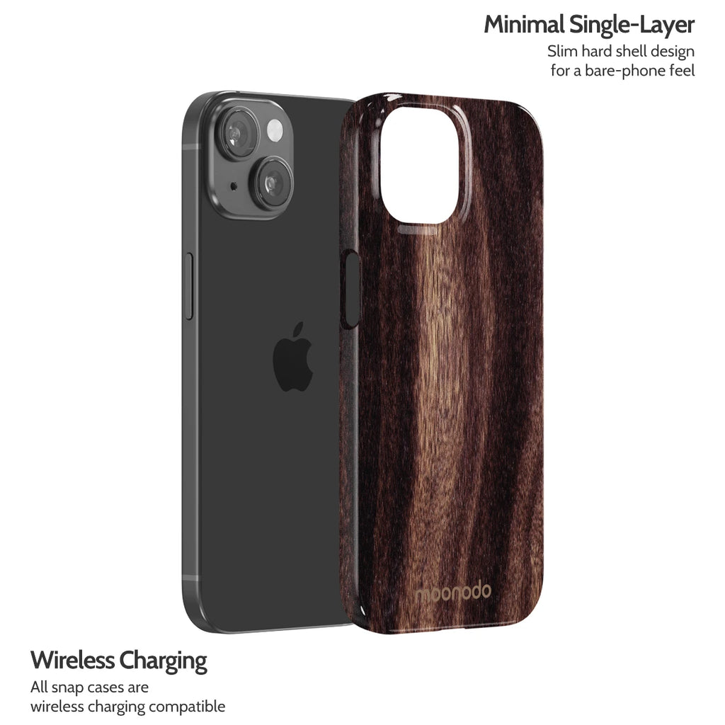 Ebony Grain - iPhone 15 Case