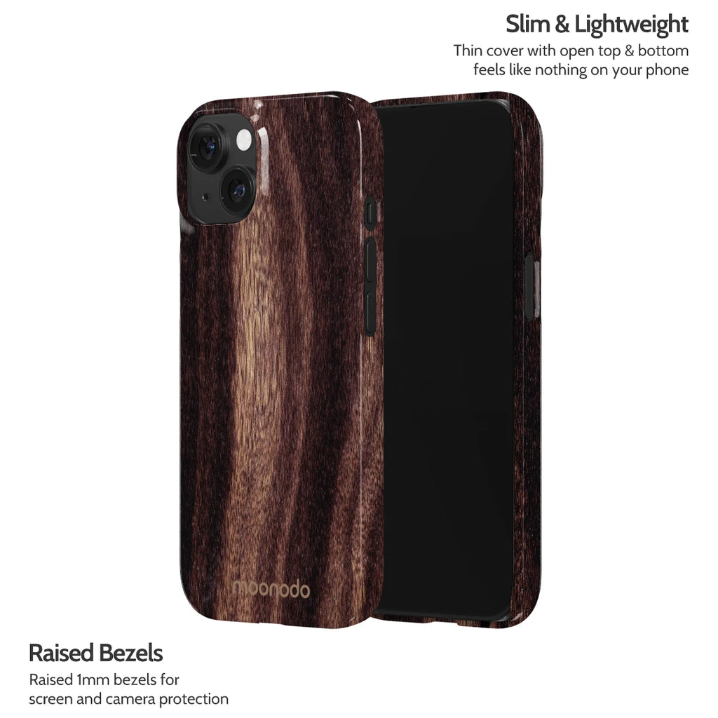 Ebony Grain - iPhone 15 Case