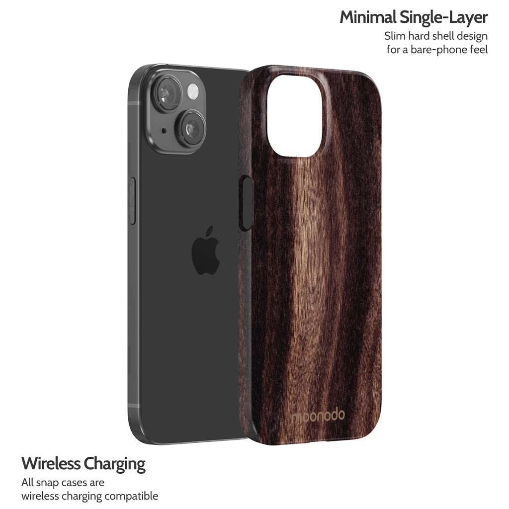 Ebony Grain - iPhone 15 Case