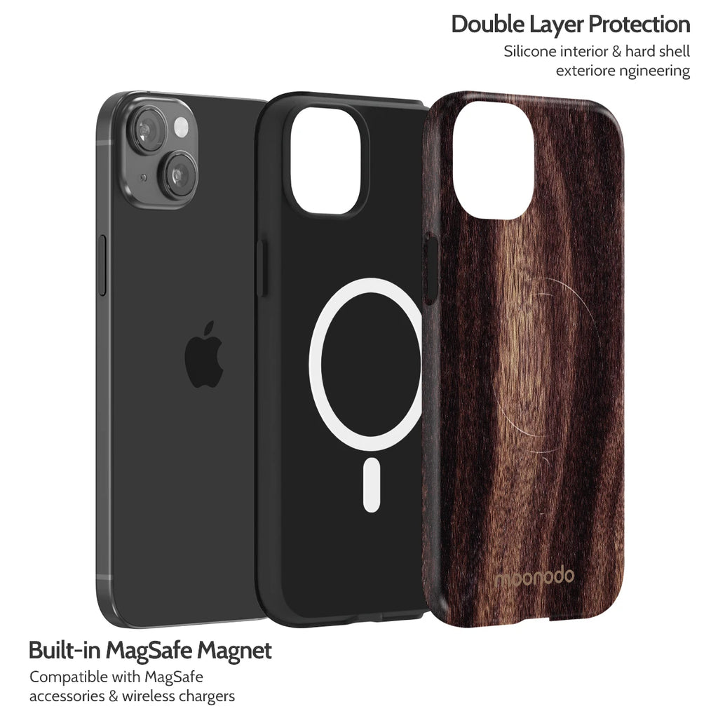 Ebony Grain - iPhone 15 Plus Case