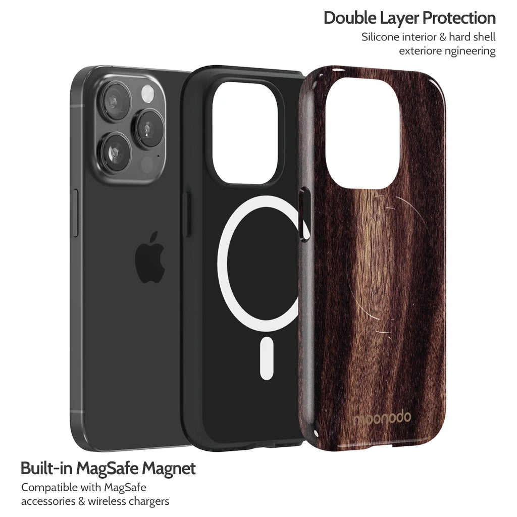 Ebony Grain - iPhone 15 Pro Case