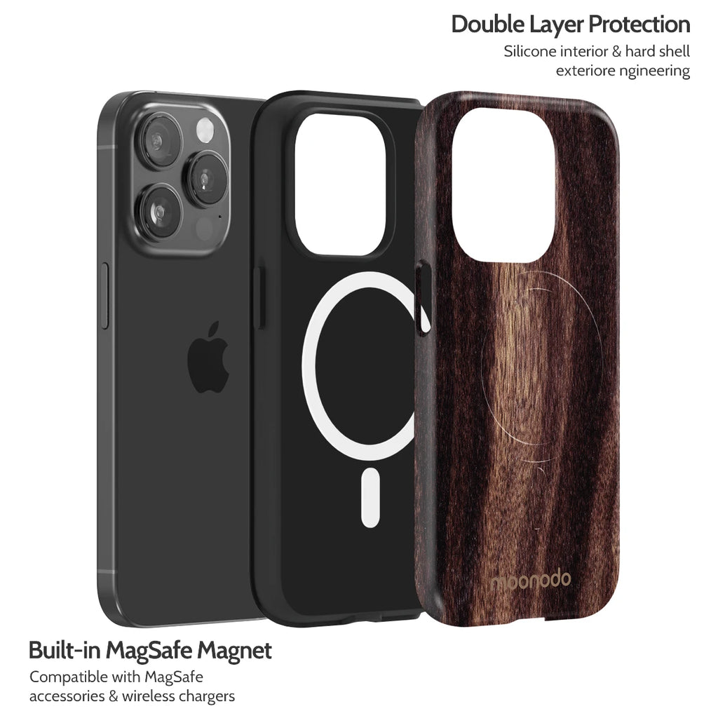 Ebony Grain - iPhone 15 Pro Case
