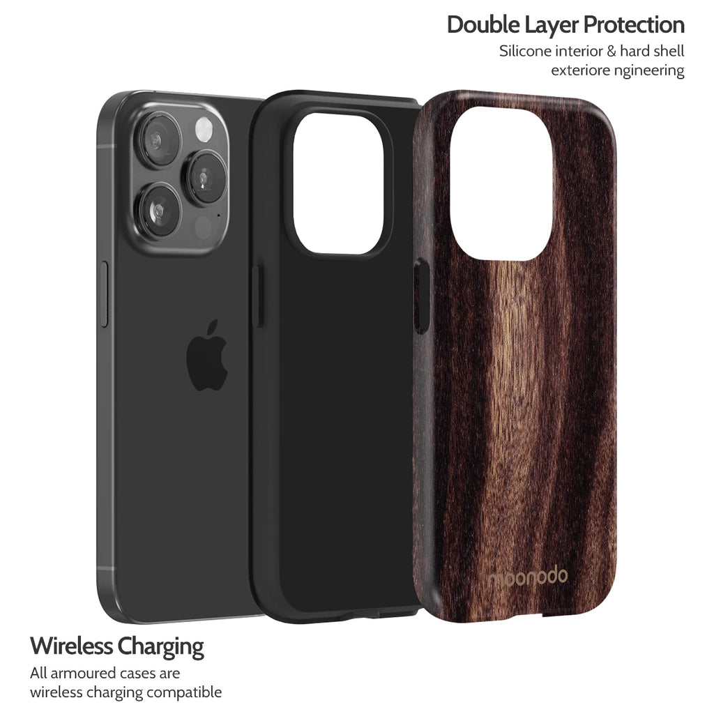 Ebony Grain - iPhone 15 Pro Case