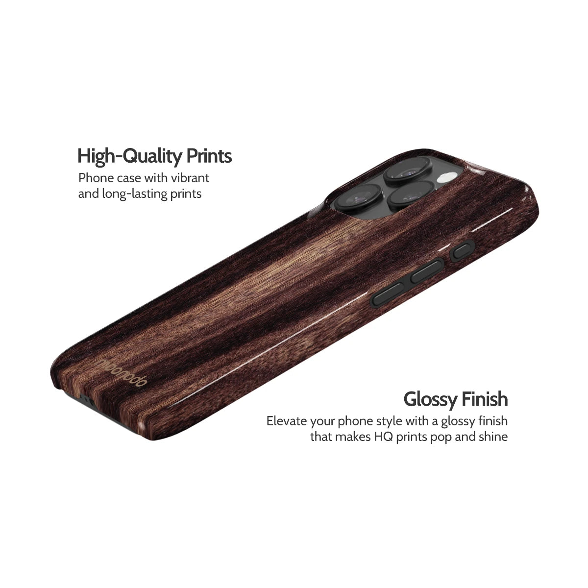 Ebony Grain - iPhone 15 Pro Case
