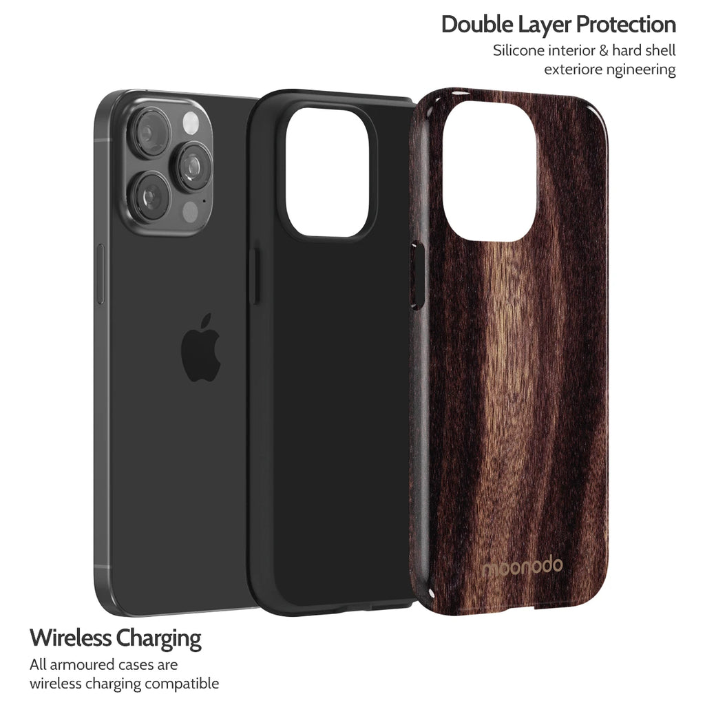 Ebony Grain - iPhone 15 Pro Max Case
