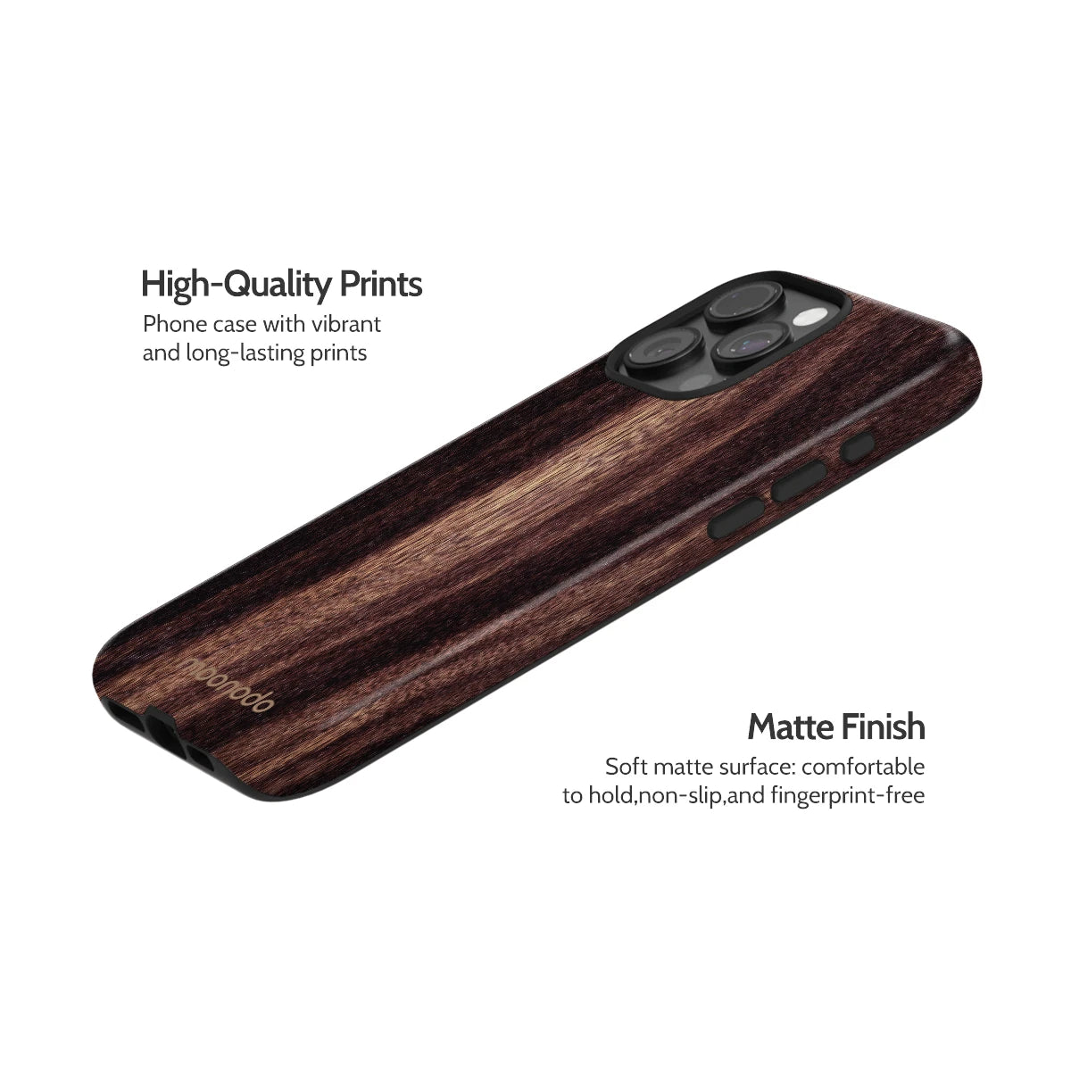 Ebony Grain - iPhone 15 Pro Max Case