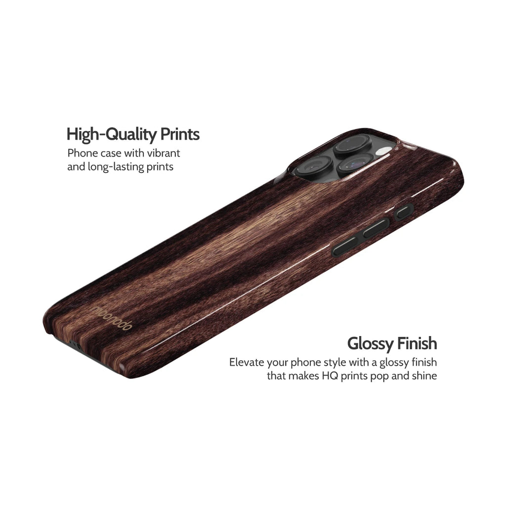Ebony Grain - iPhone 15 Pro Max Case