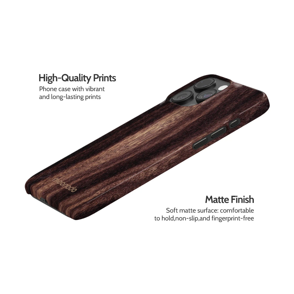 Ebony Grain - iPhone 15 Pro Max Case
