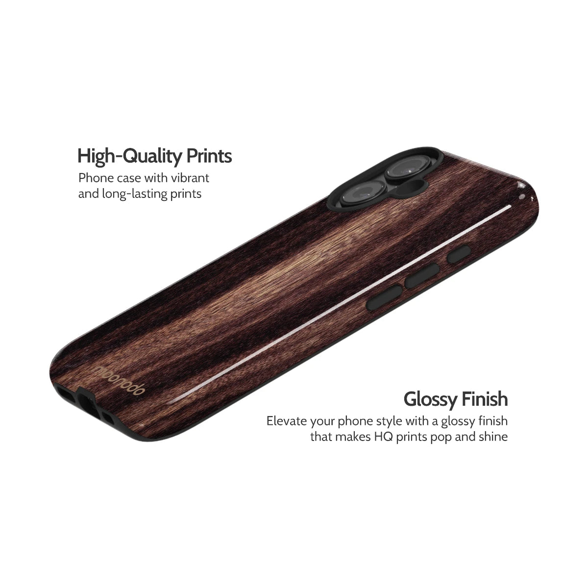 Ebony Grain - iPhone 16 Case