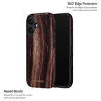Ebony Grain - iPhone 16 Case