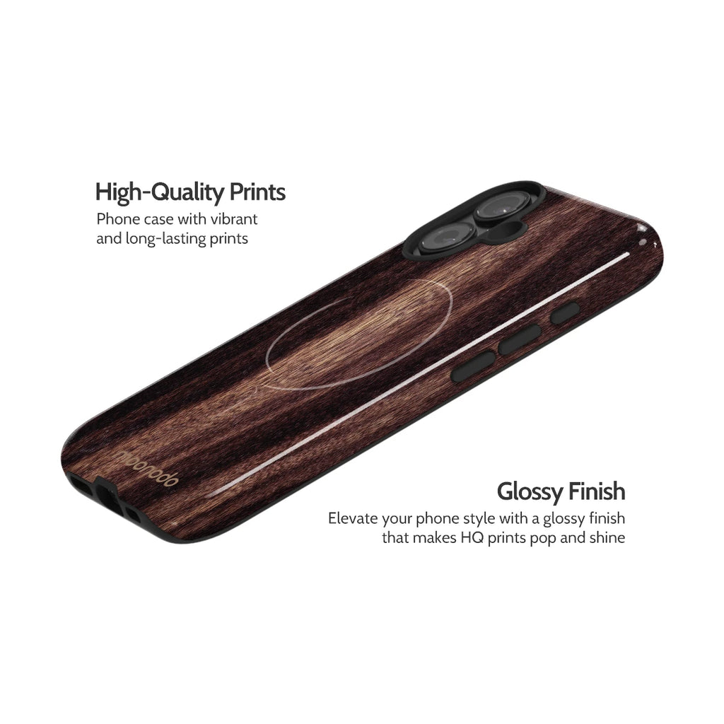 Ebony Grain - iPhone 16 Case