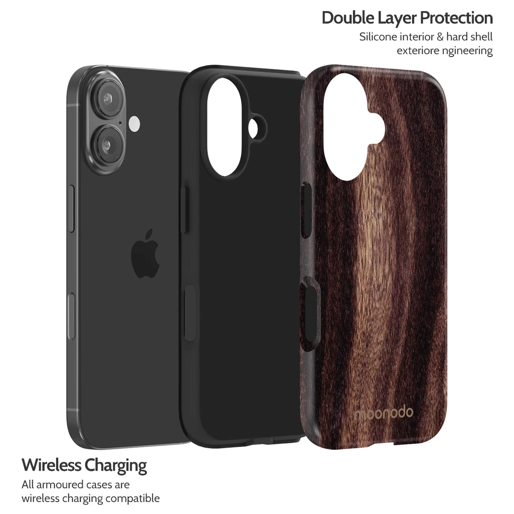 Ebony Grain - iPhone 16 Case