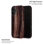 Ebony Grain - iPhone 16 Case