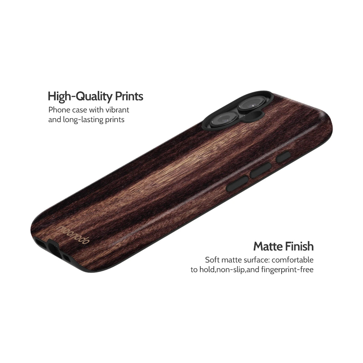 Ebony Grain - iPhone 16 Case