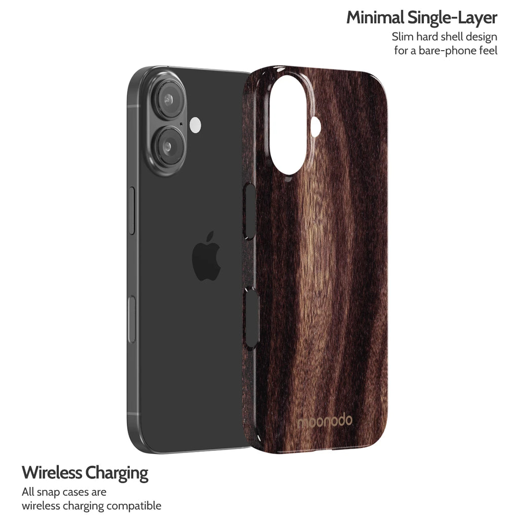 Ebony Grain - iPhone 16 Case