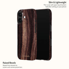 Ebony Grain - iPhone 16 Case