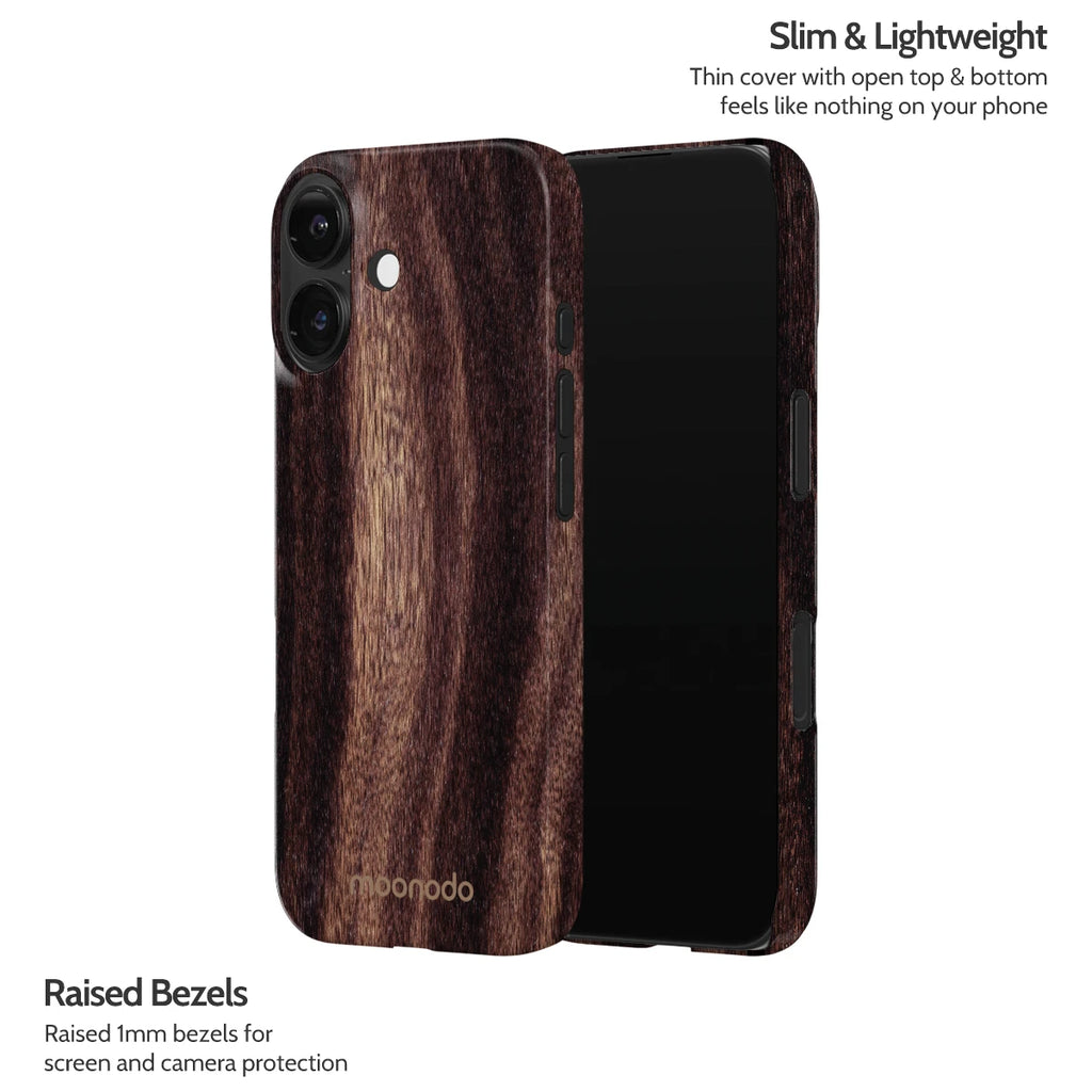 Ebony Grain - iPhone 16 Case