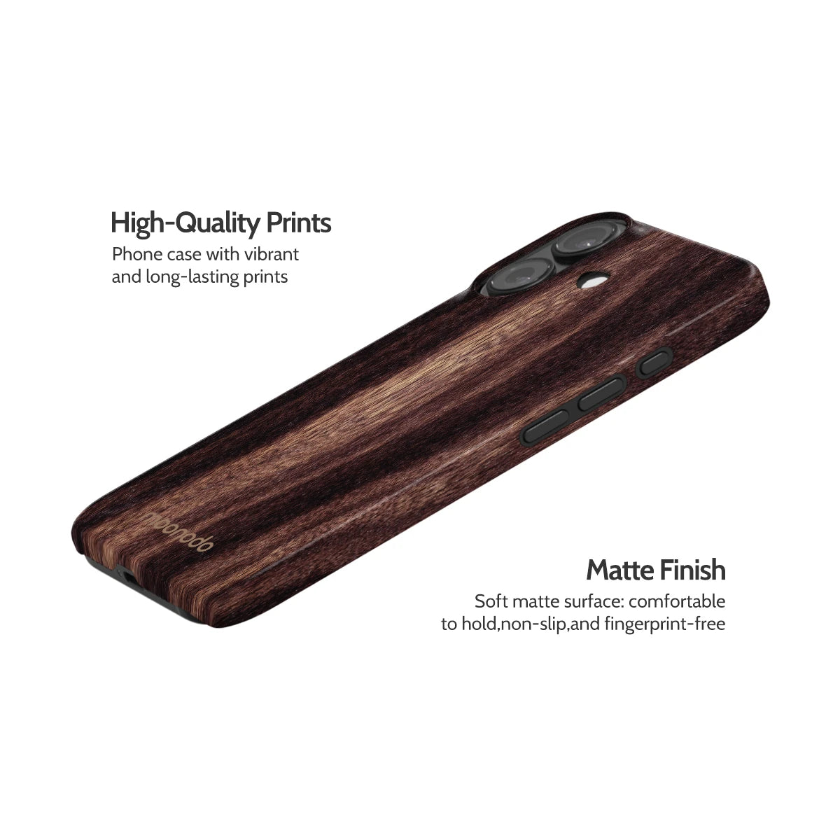 Ebony Grain - iPhone 16 Case