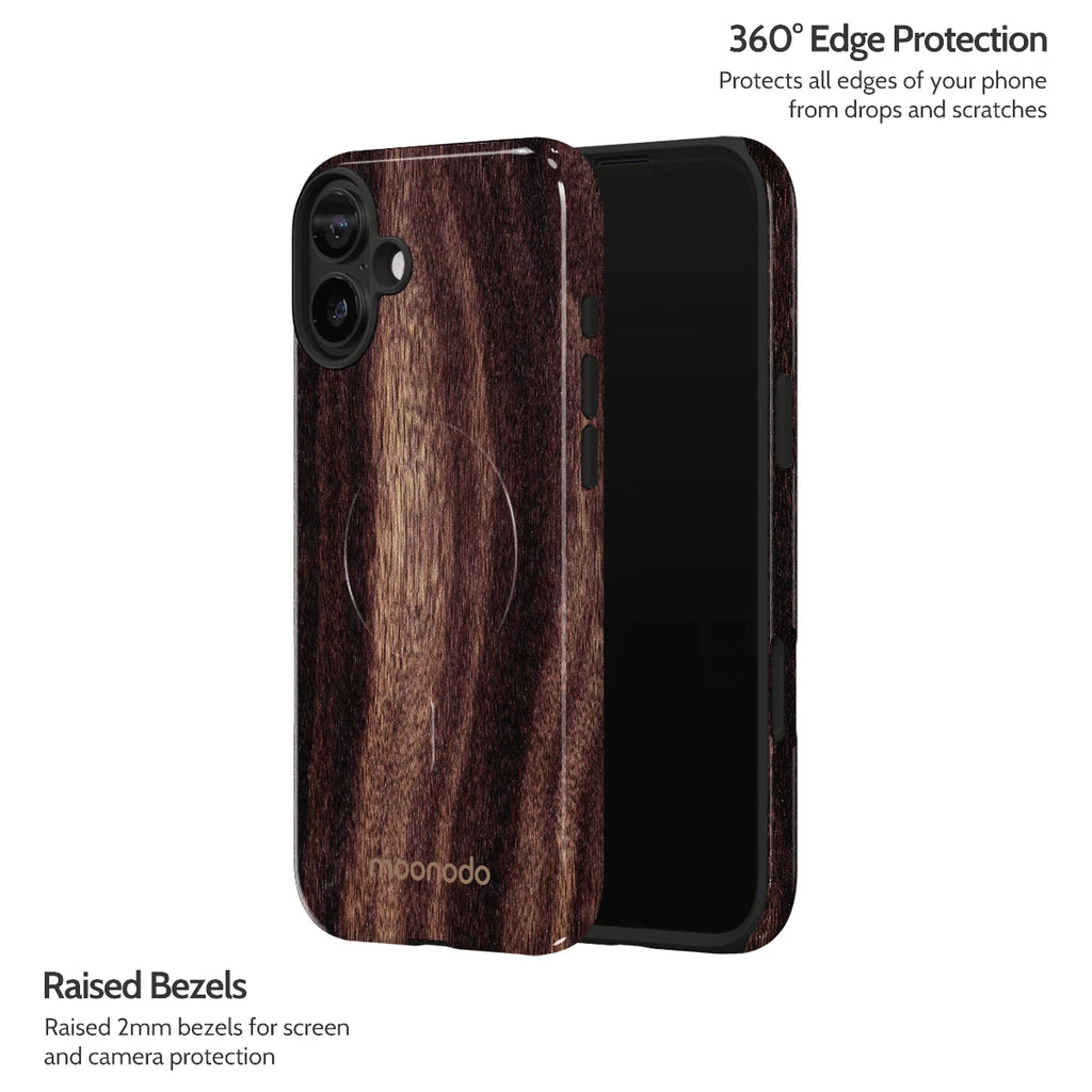Ebony Grain - iPhone 16 Plus Case