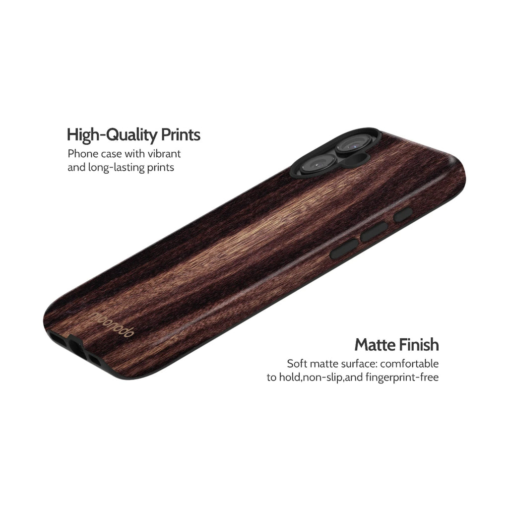 Ebony Grain - iPhone 16 Plus Case