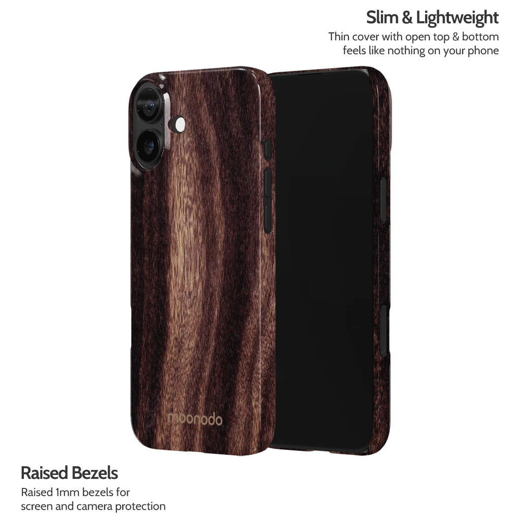 Ebony Grain - iPhone 16 Plus Case