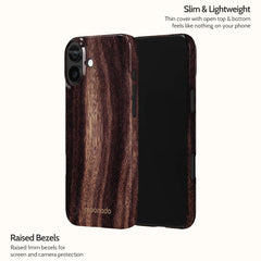Ebony Grain - iPhone 16 Plus Case