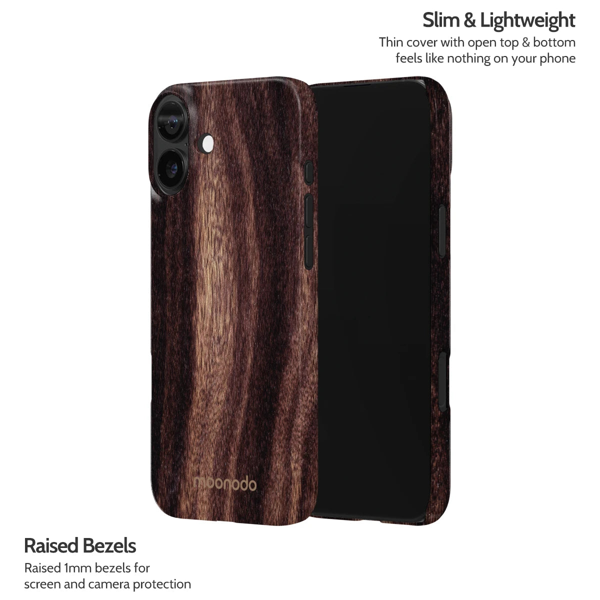 Ebony Grain - iPhone 16 Plus Case