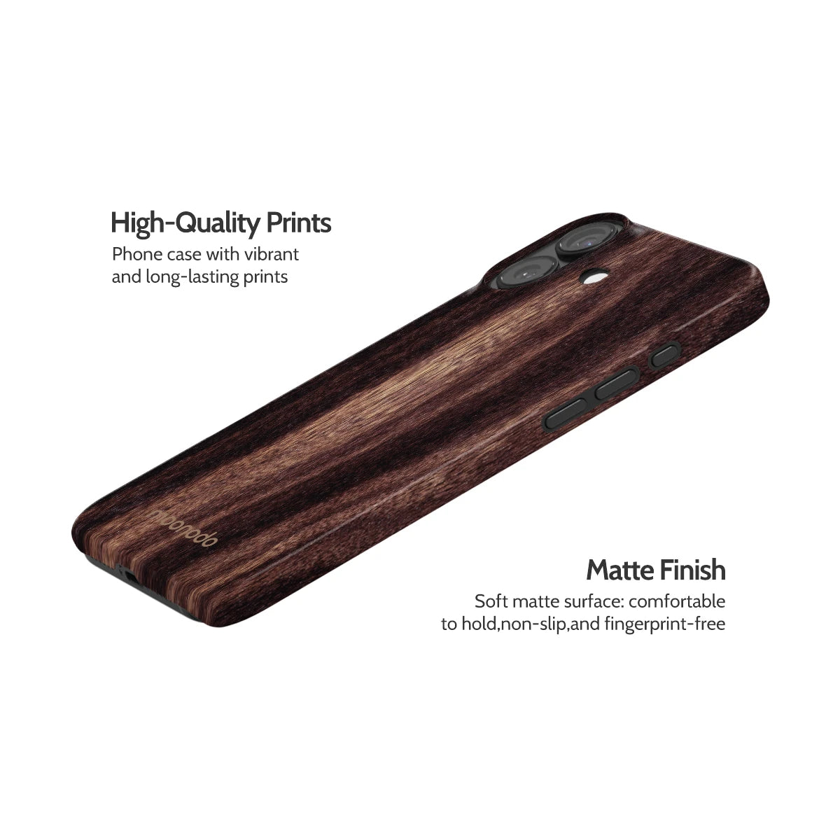 Ebony Grain - iPhone 16 Plus Case