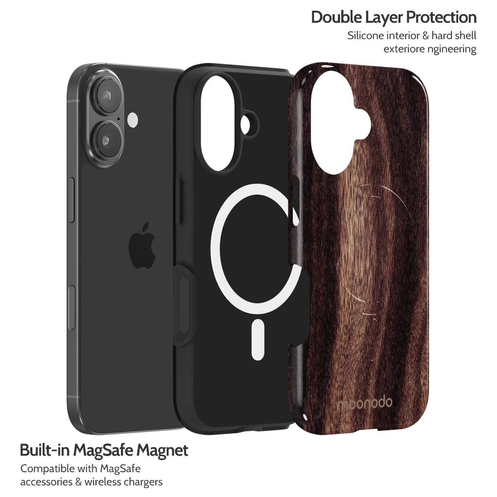 Ebony Grain - iPhone 17 Case
