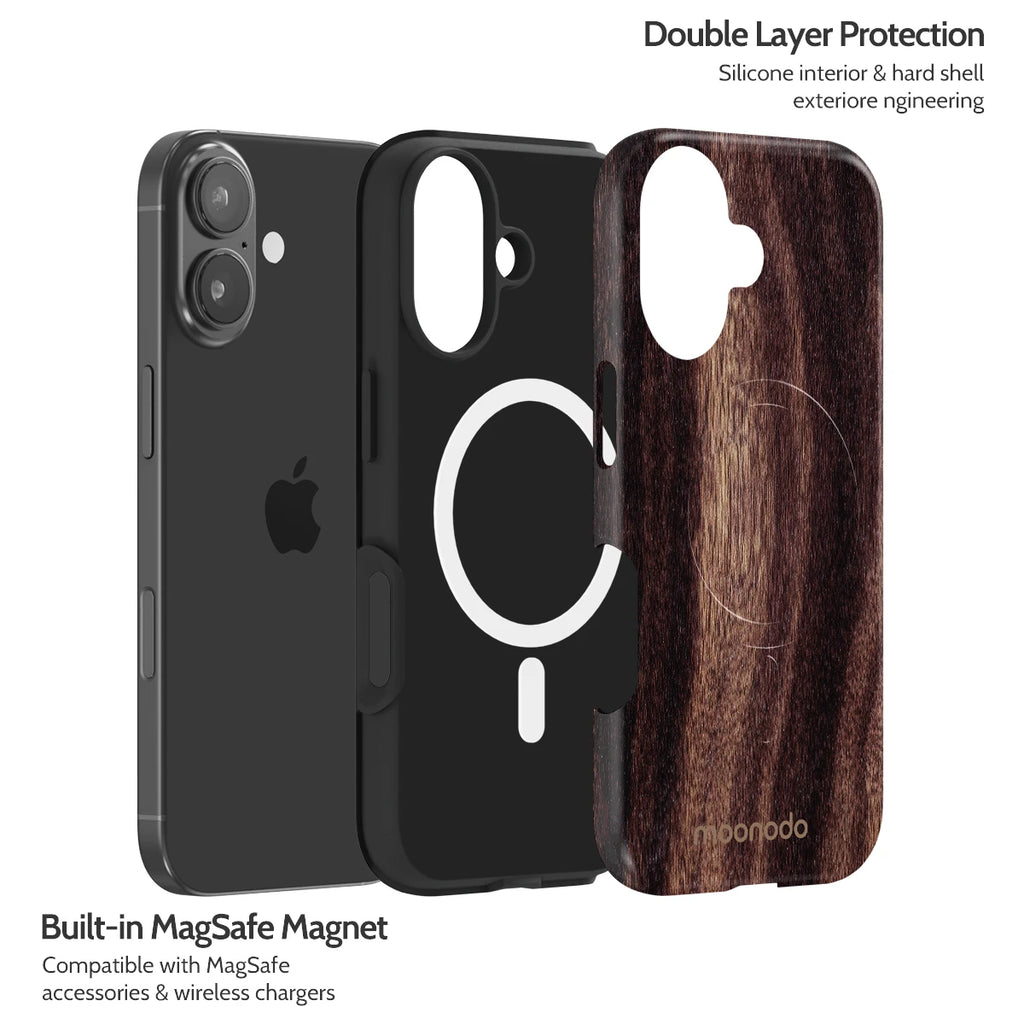 Ebony Grain - iPhone 17 Case
