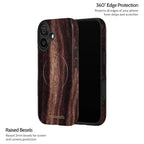 Ebony Grain - iPhone 17 Case