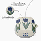 Midnight Tulip - AirPods 1 & 2 Case
