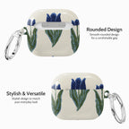 Midnight Tulip - AirPods 4 Case