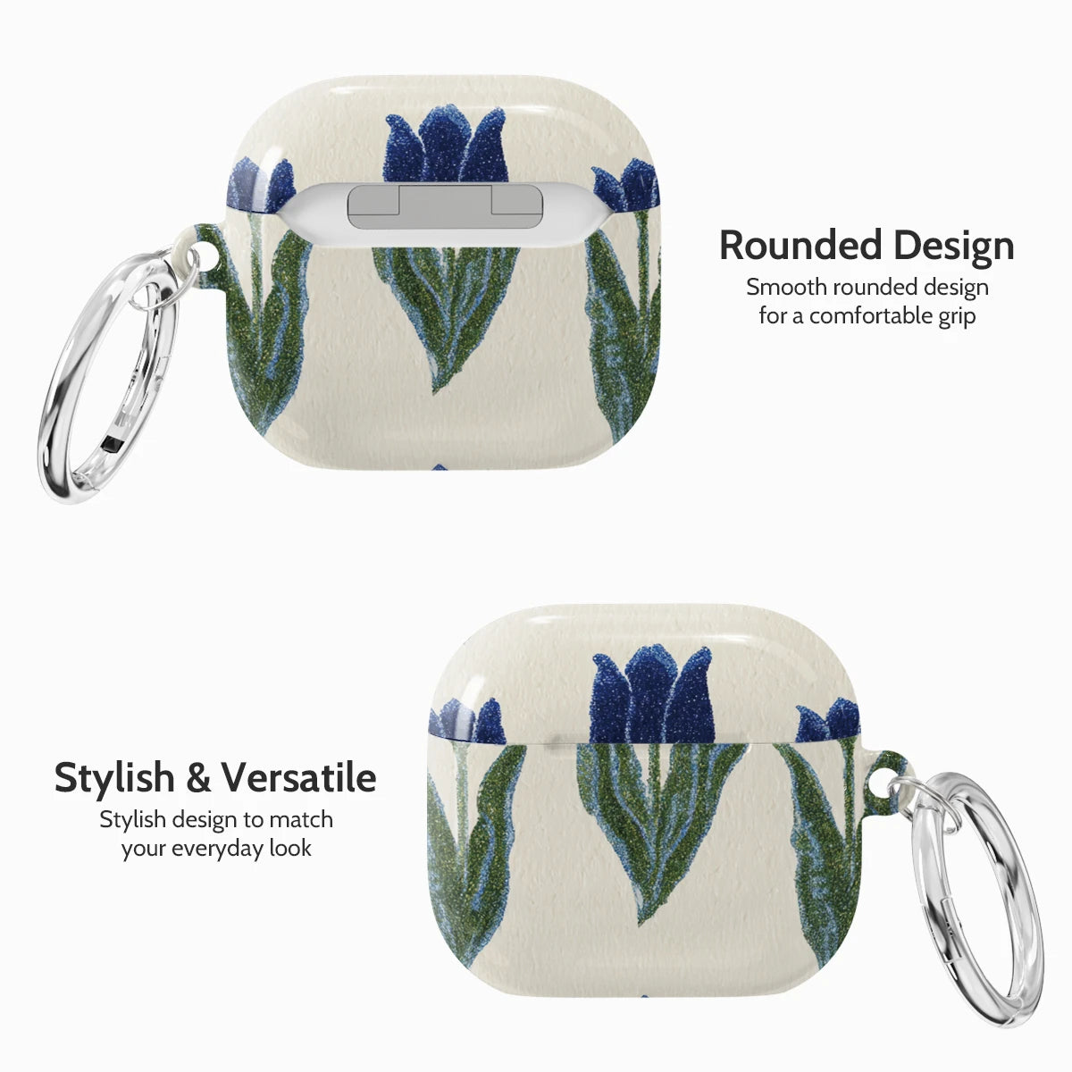 Midnight Tulip - AirPods 4 Case