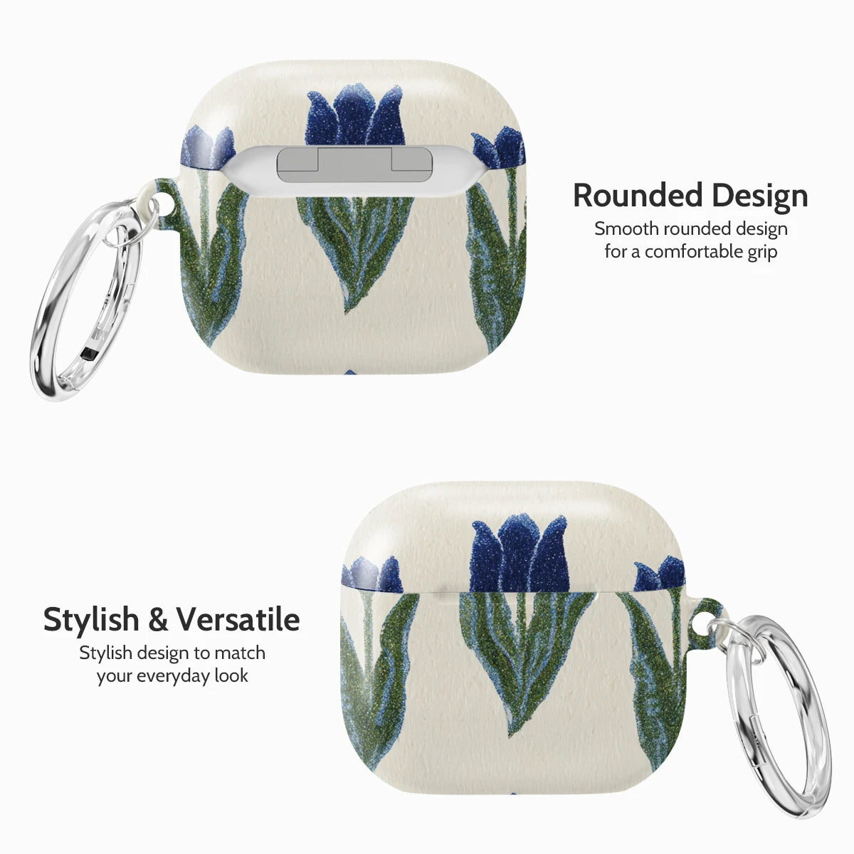 Midnight Tulip - AirPods 4 Case