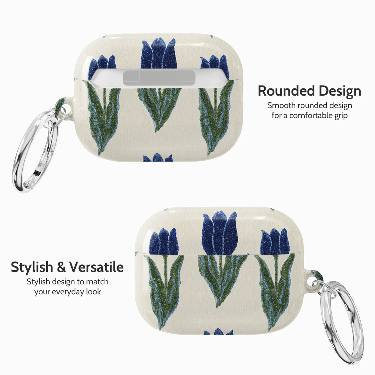 Midnight Tulip - AirPods Pro 1 Case