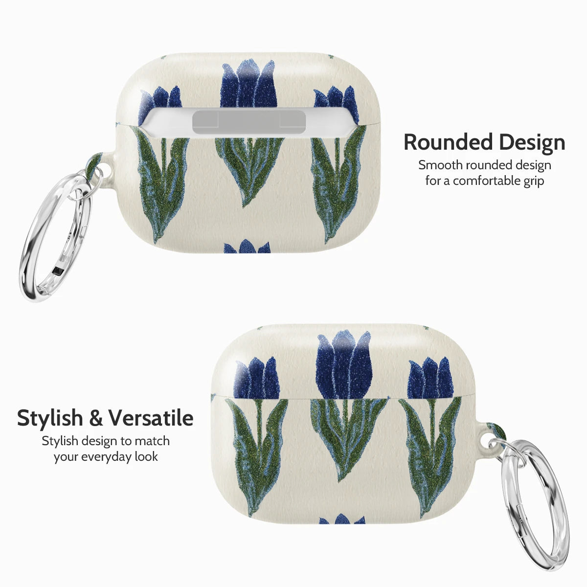 Midnight Tulip - AirPods Pro 1 Case