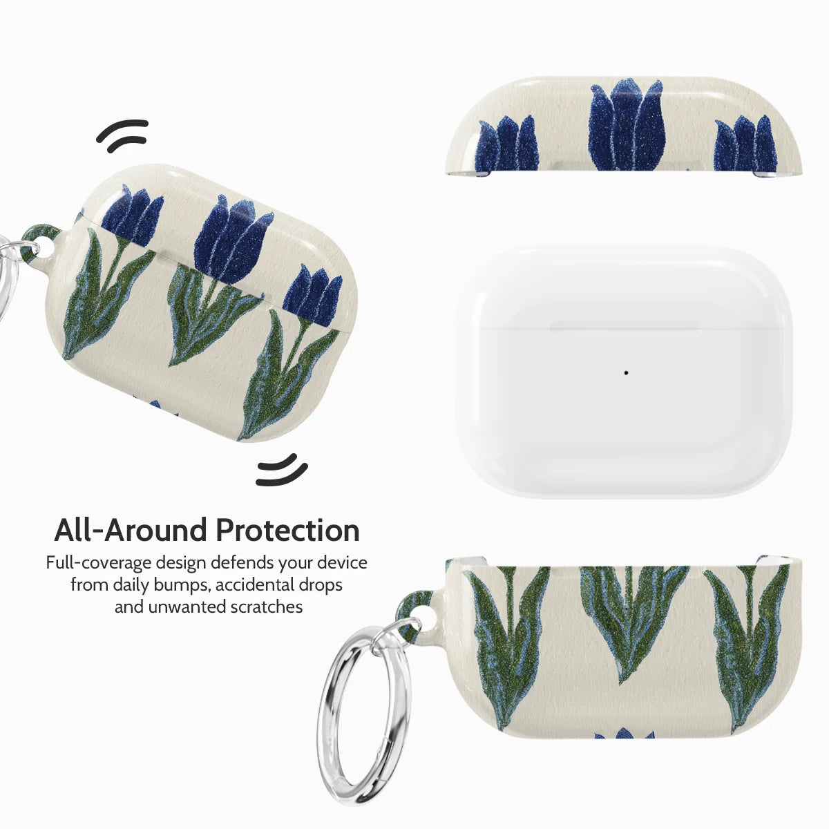 Midnight Tulip - AirPods Pro 2 Case