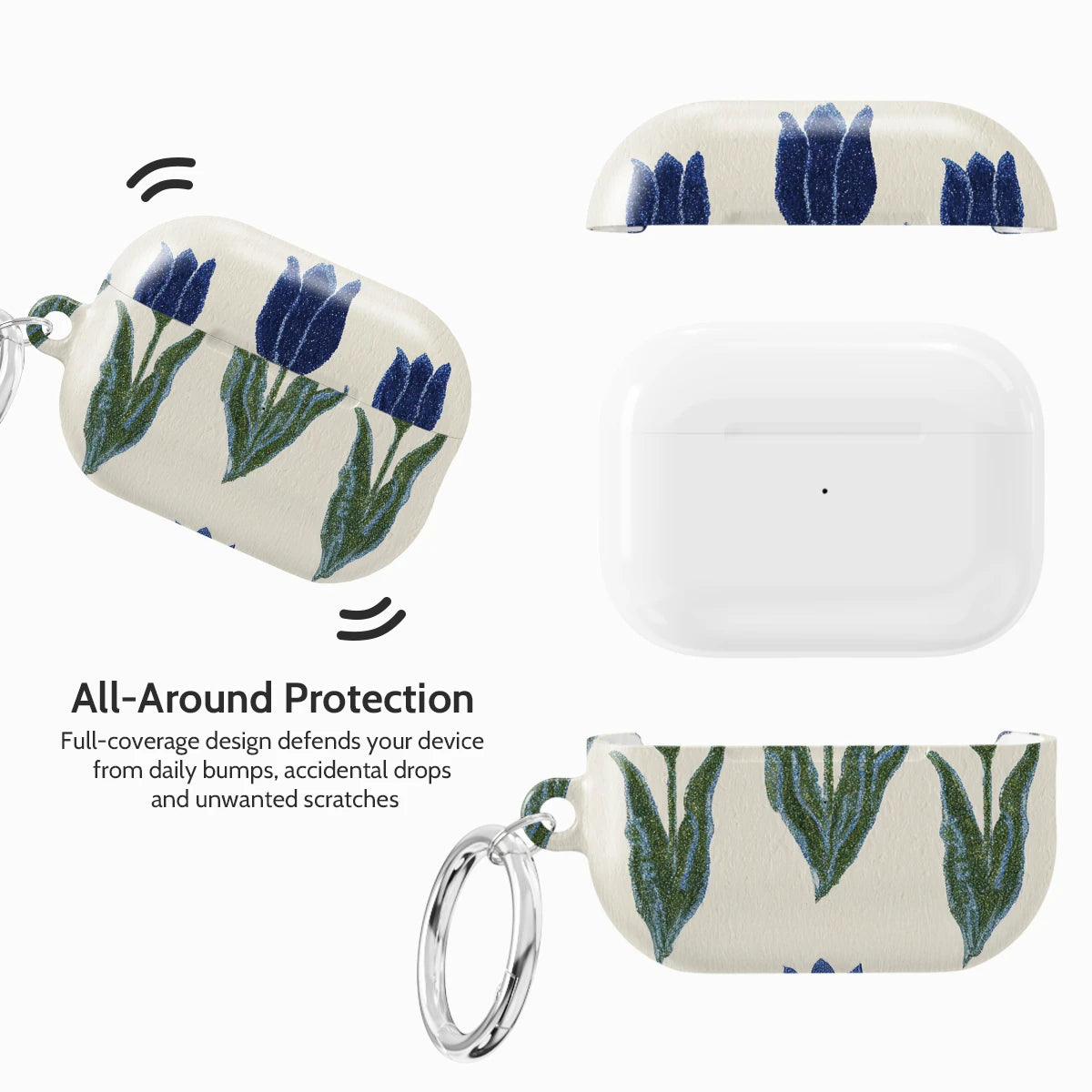 Midnight Tulip - AirPods Pro 2 Case