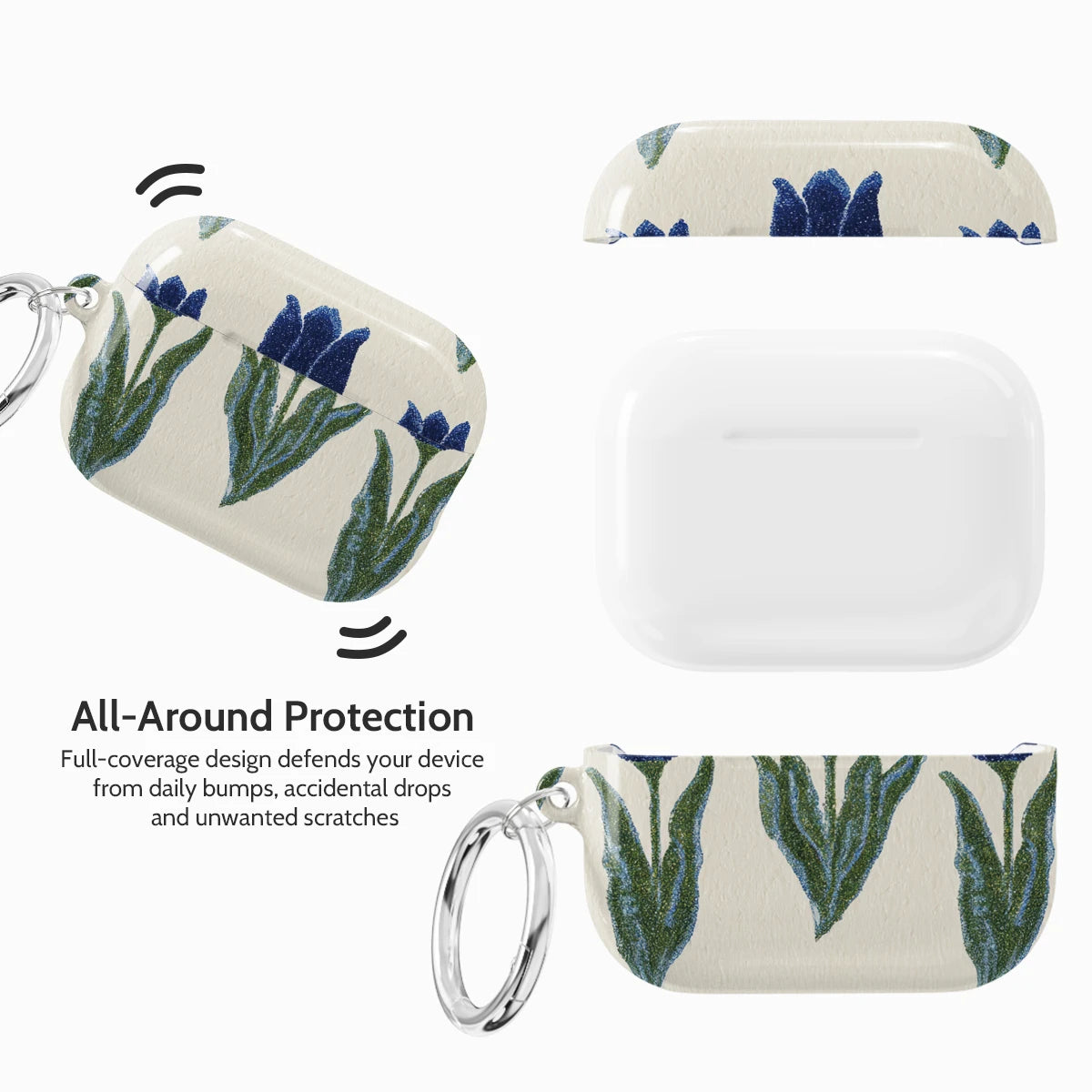 Midnight Tulip - AirPods Pro 3 Case
