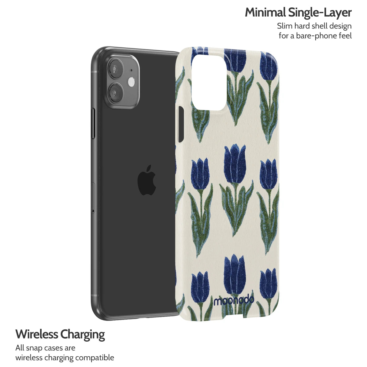 Midnight Tulip - iPhone 11 Case