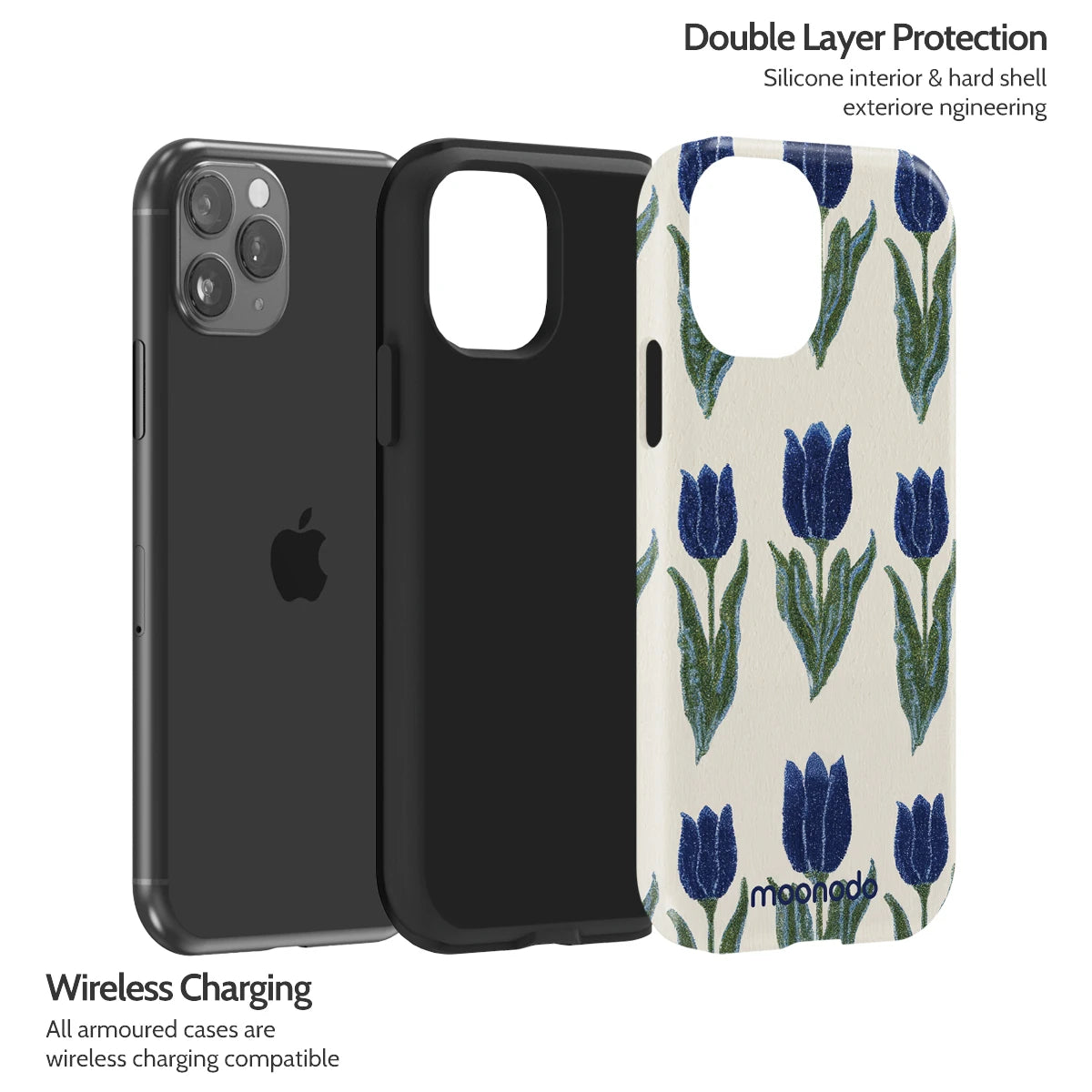 Midnight Tulip - iPhone 11 Pro Case