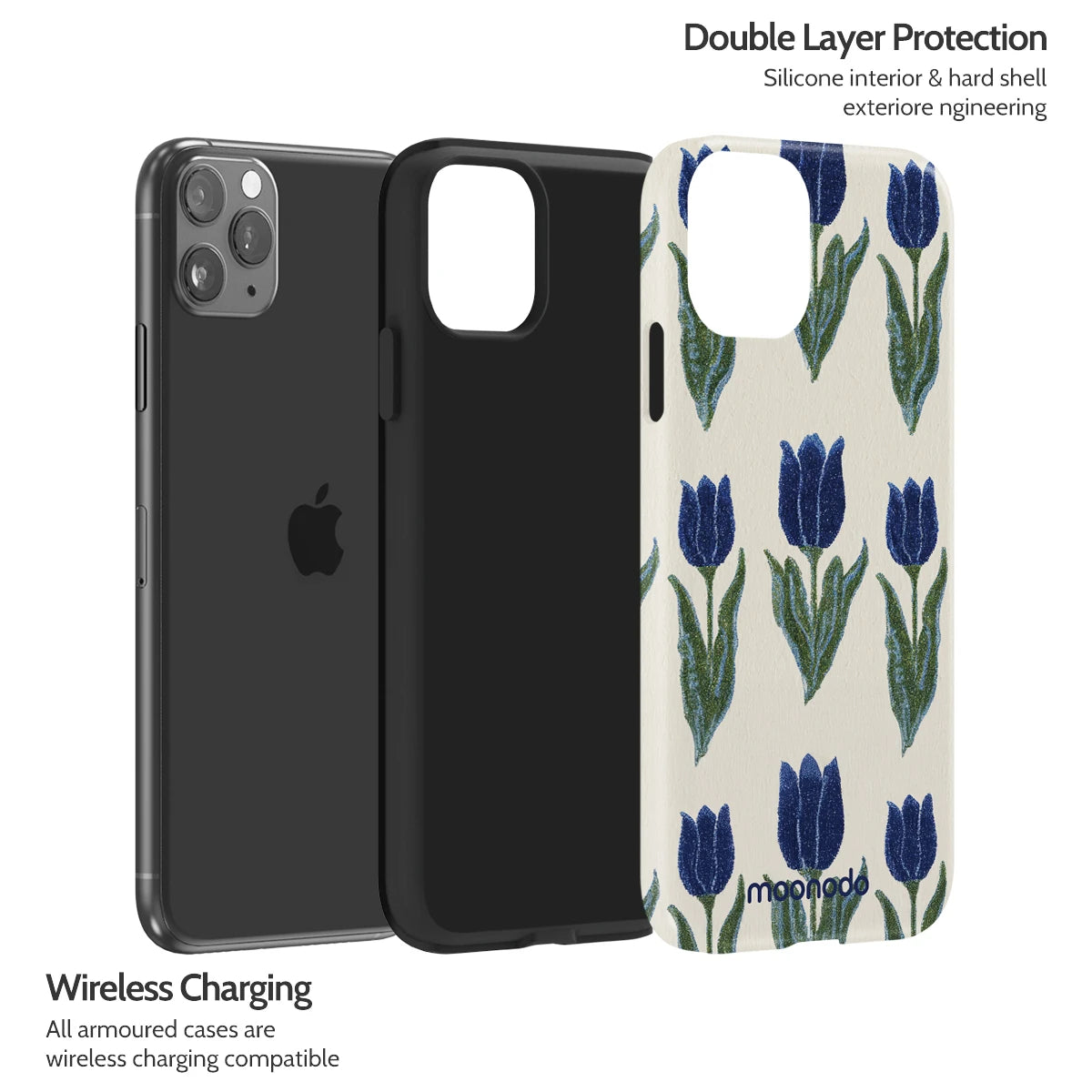 Midnight Tulip - iPhone 11 Pro Max Case