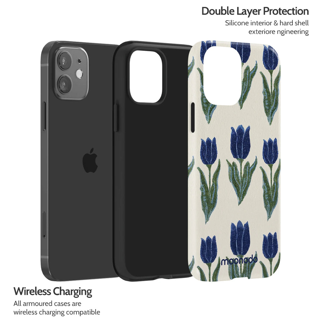 Midnight Tulip - iPhone 12 Case