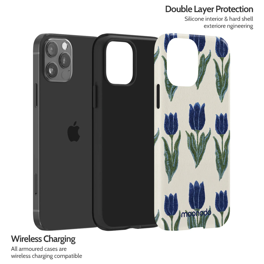 Midnight Tulip - iPhone 12 Pro Case