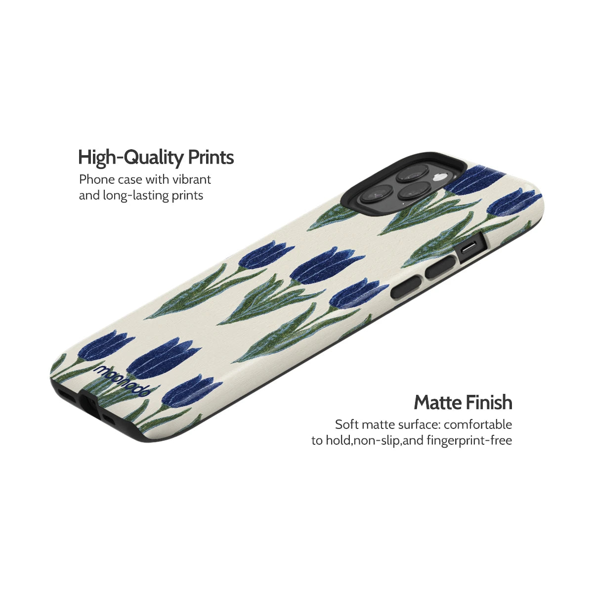 Midnight Tulip - iPhone 12 Pro Max Case