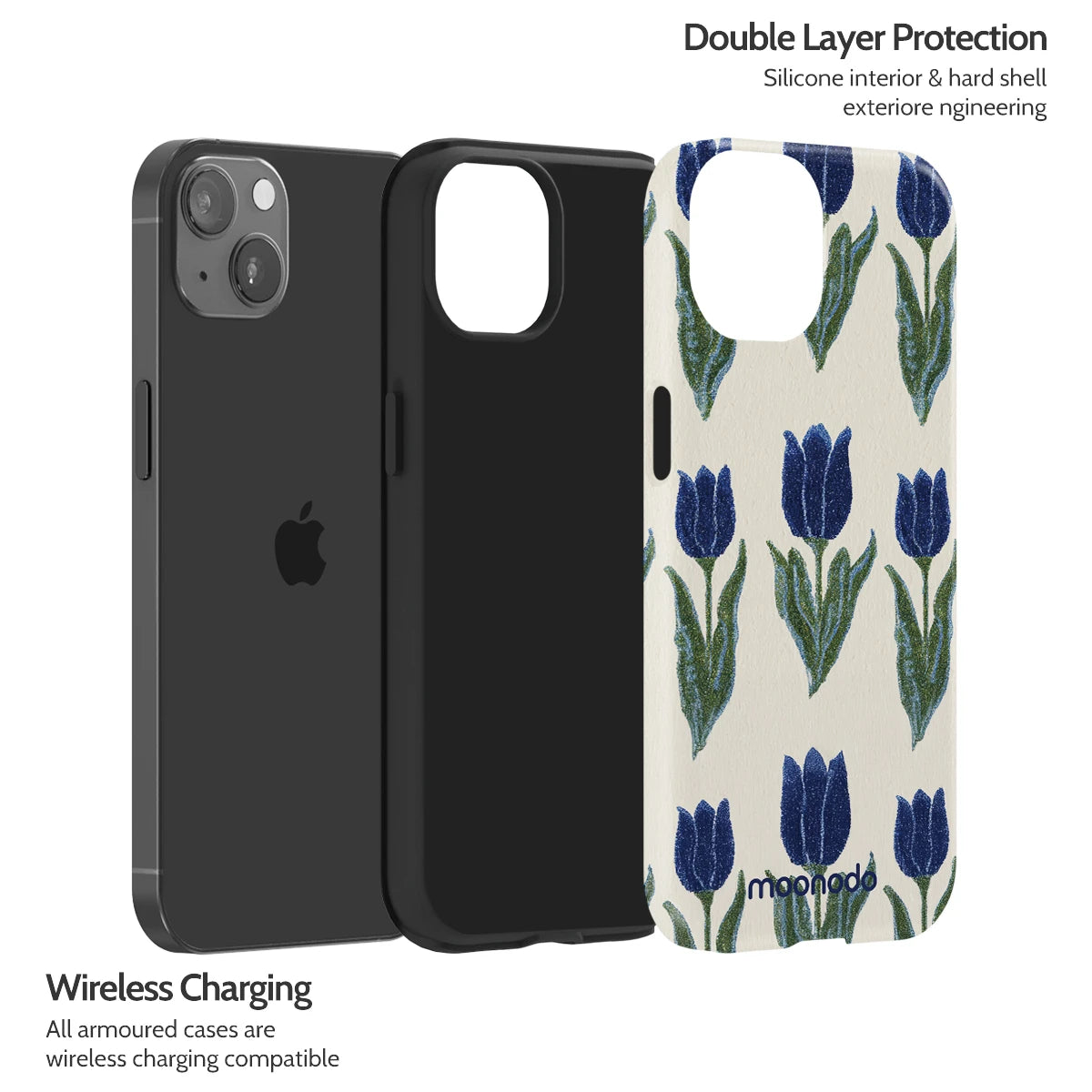 Midnight Tulip - iPhone 13 Case